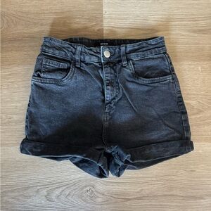 Cotton On High Waisted Black Shorts